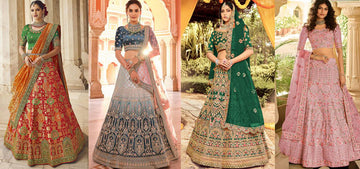 BRIDAL WEAR IDEAS: BLOOM YOUR WEDLOCK VOWS IN FLORAL LEHENGAS