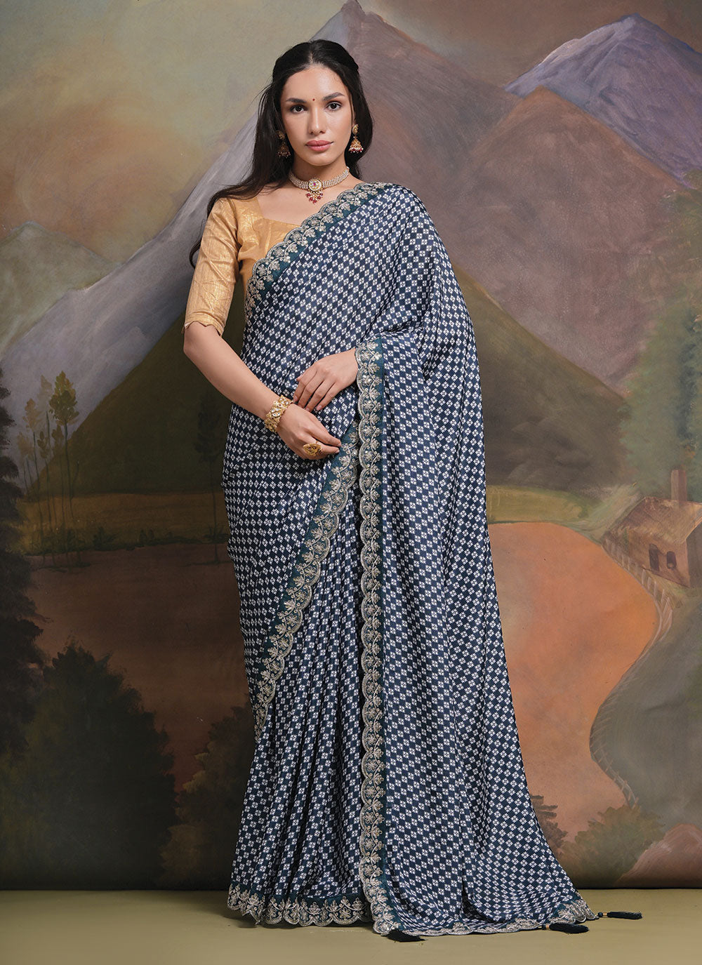 Best Designer Traditional Saree For Ceremonial -